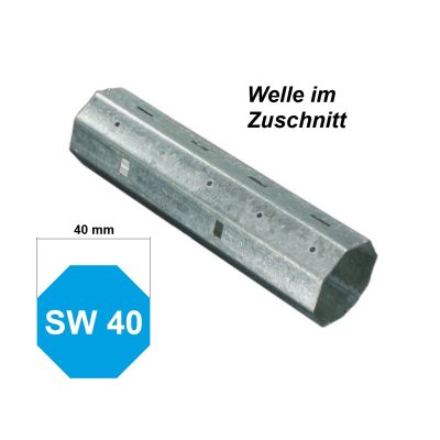 140cm SELVE® Achtkantstahlwelle SW40 für Rollladen